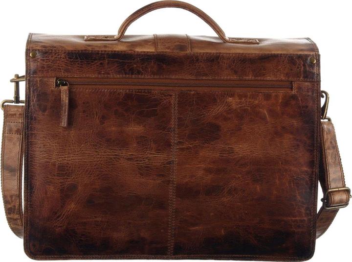 Actual product image Greenland Nature Mascu & Line briefcase leather 40 cm