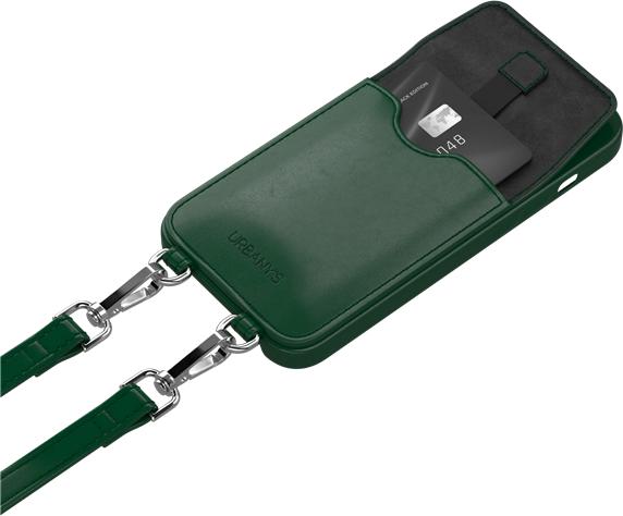 Actual product image Urbany's Smartphone cover dark green