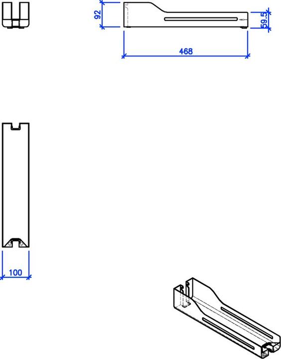 Produktbild Peka Metall Einhängetablar Libell (1 Stk.)