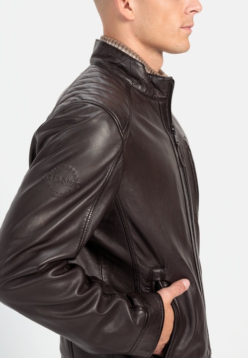 Produktbild Camel Active Lederjacke mit Stehkragen (48)