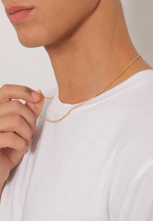Produktbild Kuzzoi Halskette Herren Basic Kordelkette Gedreht Fein 925 Silber (925er Sterling Silber)