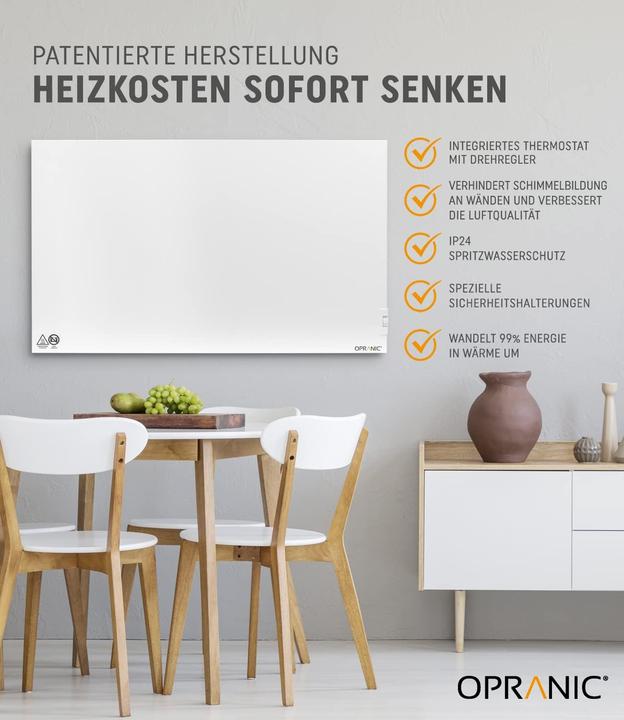 Produktbild Opranic Infrarot Hybridheizung, 1000W