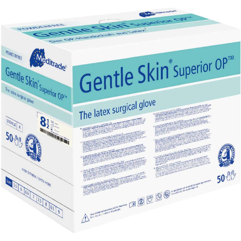 Meditrade, Schutzhandschuhe, unisex OP-Handschuhe Gentle Skin Superior OP™ weiss Grösse 6,5 50 St. (6.5)