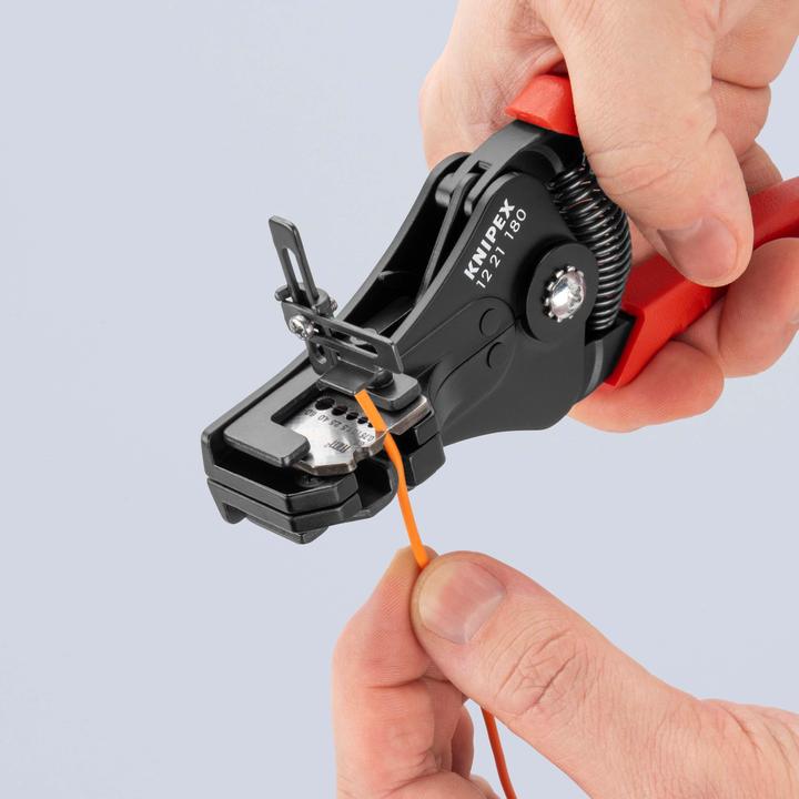Productafbeelding Knipex Striptang met gevormde bladen 12 21 180 (180 mm)