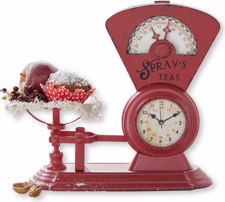 Loberon Orologio Bilance rosso antico