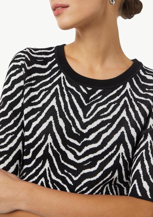 Actual product image Comma Kleid Schmales Strickkleid mit Animal-Muster (40)