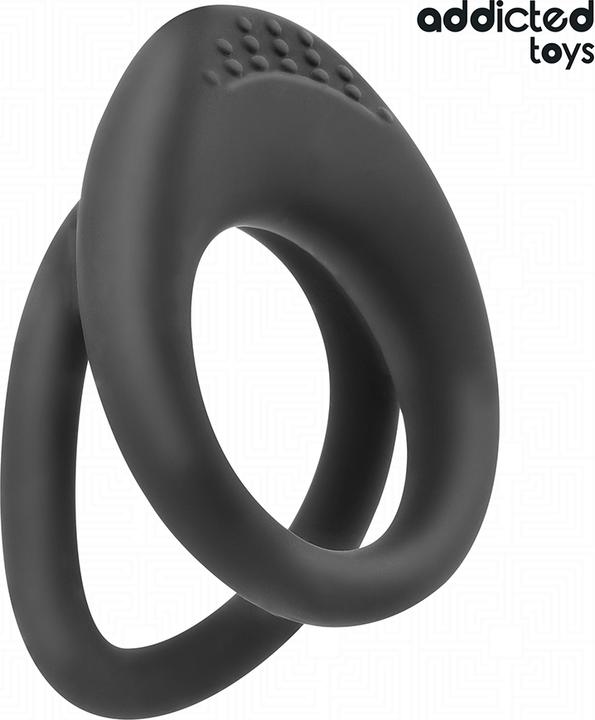 Addicted toys - Doppelt Strukturierter Penisring (3.70 cm)