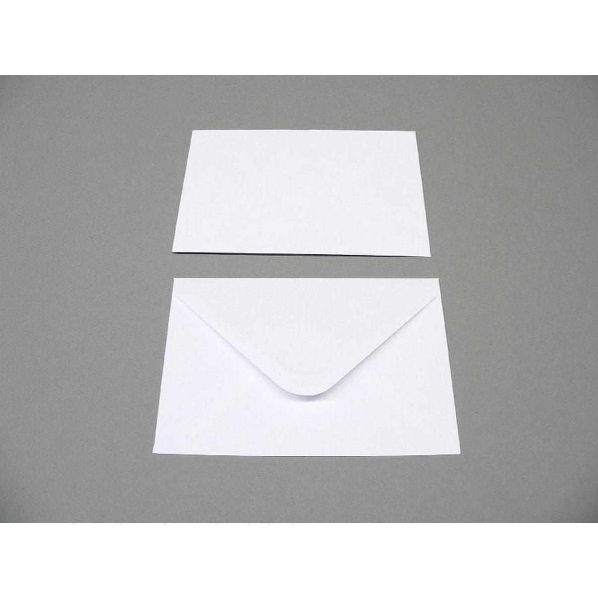 Thumbnail - Blanke, Briefumschlag, Briefumschläge 108x159mm 90g/qm gummiert VE=1000 Stück weiss (1000 x)