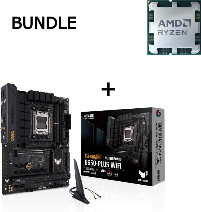 Actual product image ASUS TUF GAMING B650-PLUS (AM5, AMD B650, ATX)