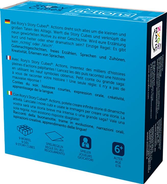 Immagine prodotto Zygomatic Rorys Story Cubes Actions (Einzelartikel) (Francese, 1 - 6 Giocatori)