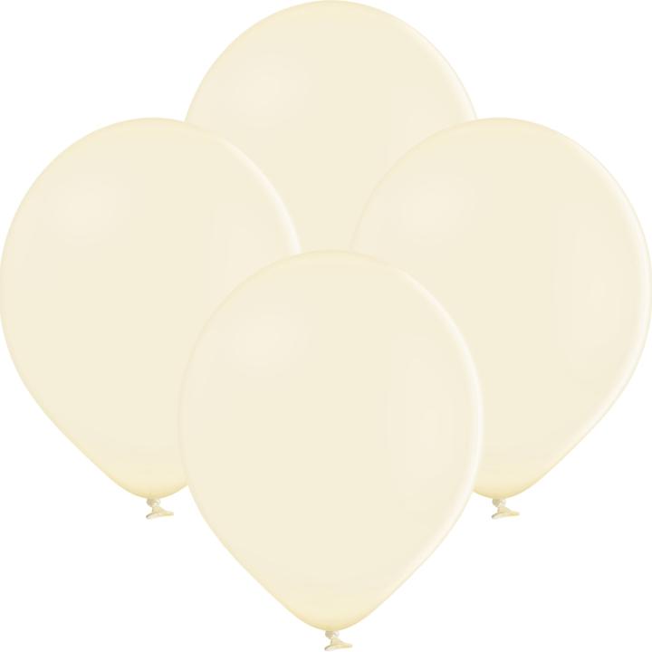 bonacker ballonversand Ballons creme - Premium-Qualität aus Naturkautschuk (25 x)