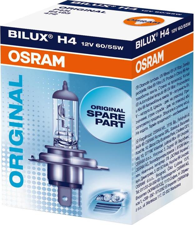 Actual product image Osram H4 Original Line 64193 (H4)