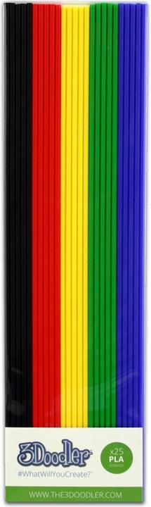 Immagine prodotto 3Doodler 25 filamenti PLA MIX 1 (PLA, 3 mm, 2 g, Multicolore)
