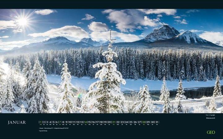 Image du produit Neumann GEO - Calendrier mural Moments in Nature 2025 - Fascinantes photographies de la nature, format (58 x 36 cm)
