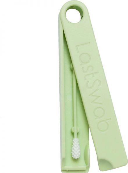 Actual product image LastObject Beauty Reusable Cotton Swab Green