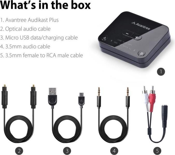 Actual product image Avantree Audikast Plus (Channels)