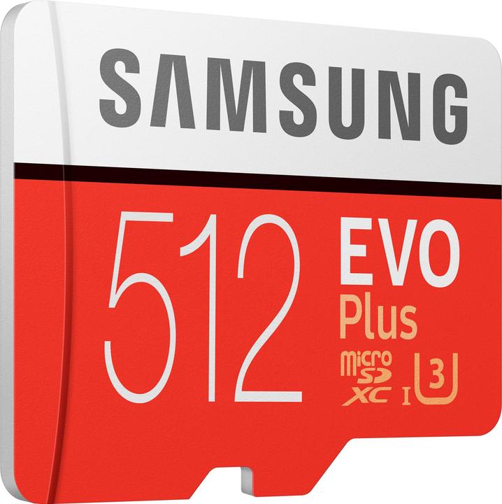 Produktbild Samsung Evo+ microSD UHS-I (512 GB, microSDXC, U3, UHS-I)