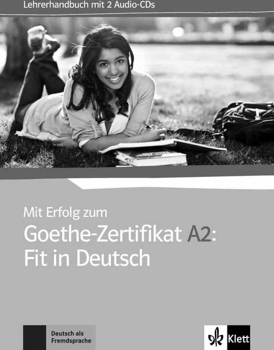 Immagine prodotto Mit Erfolg zum Goethe-Zertifikat A2: Fit in Deutsch. Lehrerhandbuch + 2 Audio-CDs (Tedesco, Ernst Klett Lingue, 2016)