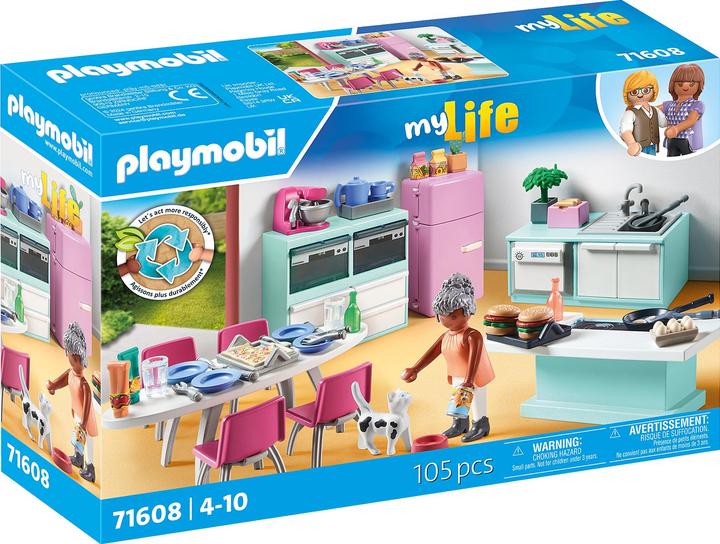 Playmobil 71608 Playm. Kitchen with dining area 71608 (71608, Playmobil My Life)