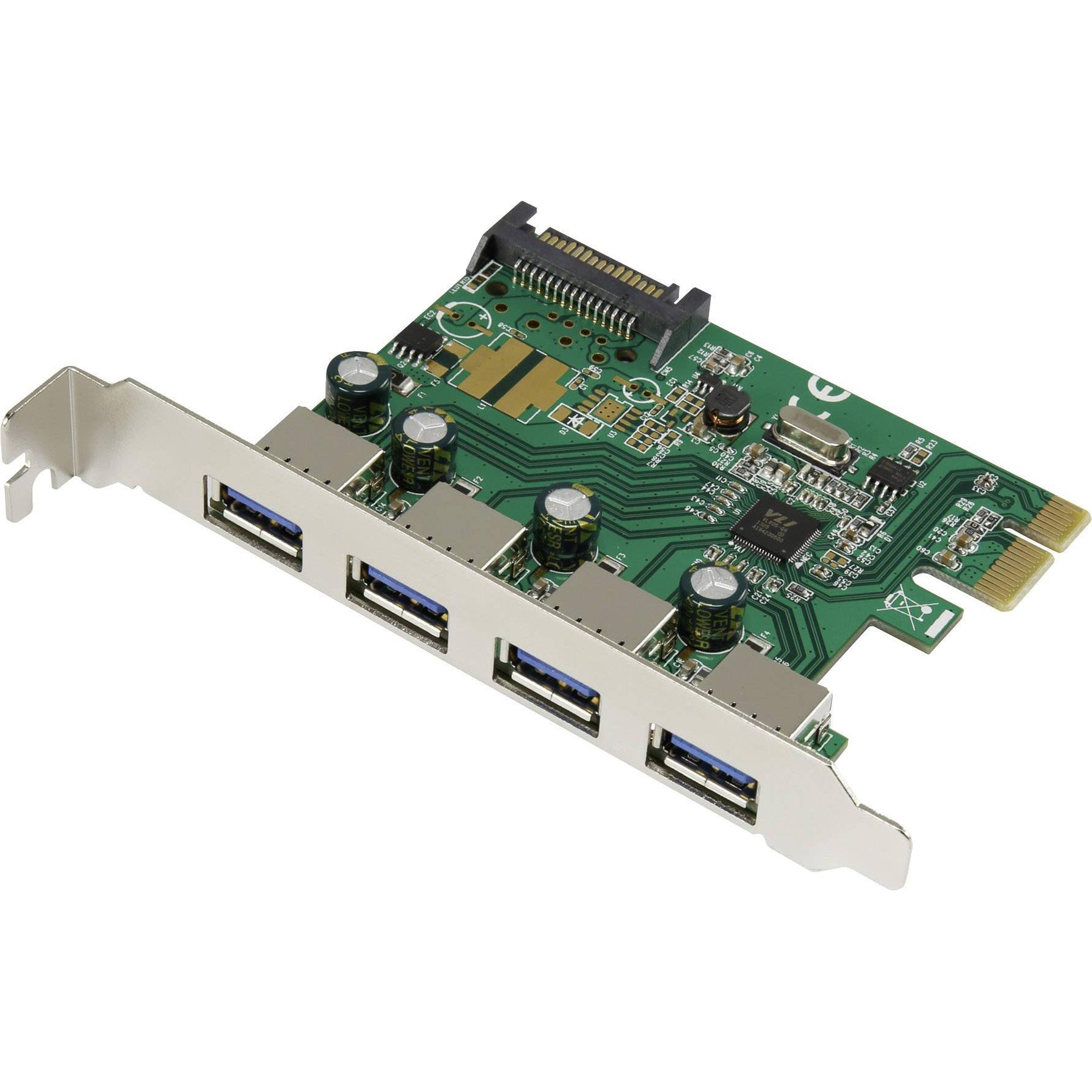 Renkforce Renkorce Scheda Controller 4 Porte Usb 3 Pci Express, Scheda Controller