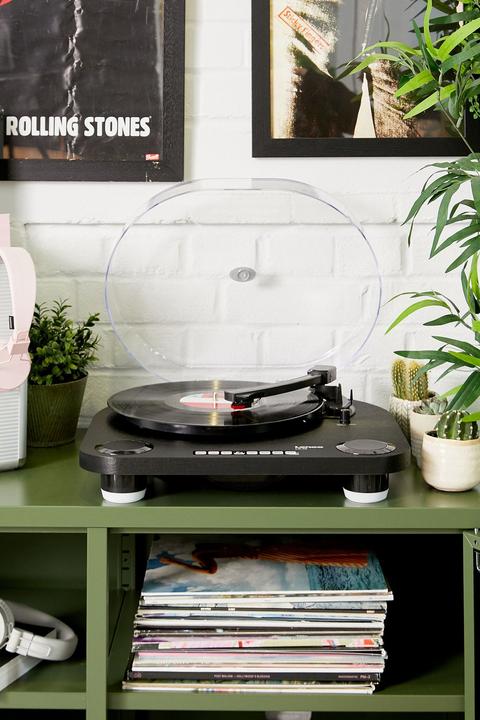 Actual product image Lenco GRAMOFON LS-40BK black (Semi-automatic)