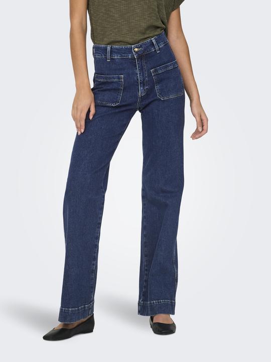 Produktbild Only ONLJUICY Hohe Taille Weiter Beinschnitt Jeans Jeans mit weitem Bein (33)