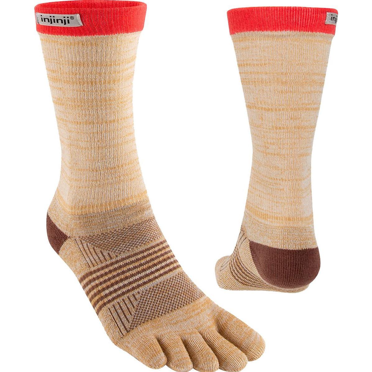 Thumbnail - Injinji, Unisex, Sportsocken, Trail Midweight Crew (M/L), Beige