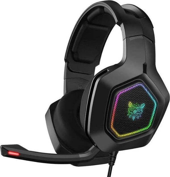 Onikuma Słuchawki gamingowe K10 PRO RGB czarne (przewodowe) (Filaire)