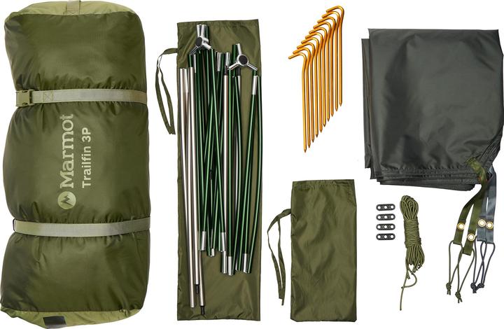 Produktbild Marmot Trailfin 3P (Kuppelzelt, 2.87 kg, 3 Personen)