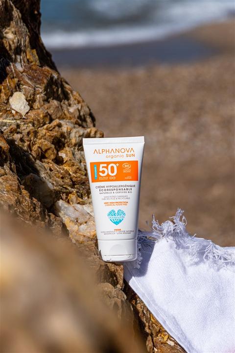 Produktbild Alphanova SUN Gesicht Bio SPF50+ hypoallergen (Sonnencreme Gesicht, SPF 50+, 50 ml, 50 g)