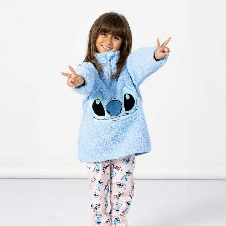 Produktbild Stitch Unisex Pullover Blau (92)