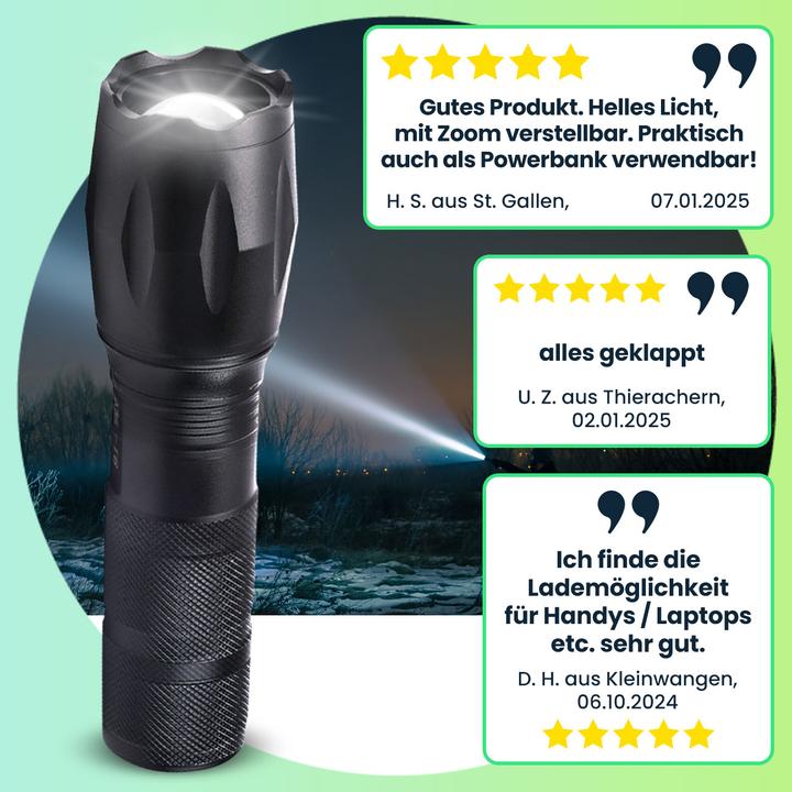 Actual product image Casativo LED torch with power bank (13.30 cm, 260 lm)