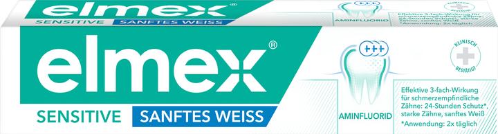 Actual product image Elmex SENSITIVE soft white toothpaste (75 ml)