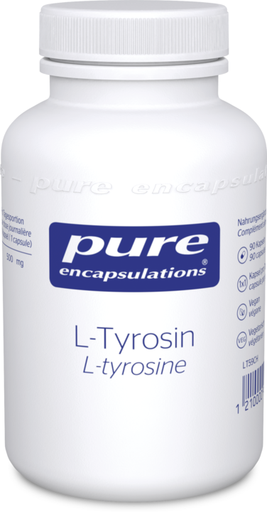 Actual product image Pure encapsulations L-tyrosine (90 Piece, Capsules, 94 g)
