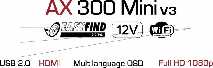 Produktbild Opticum RED DVB-S2 HDTV Receiver AX 300 mini V3 (DVB-S2, Festplatte)