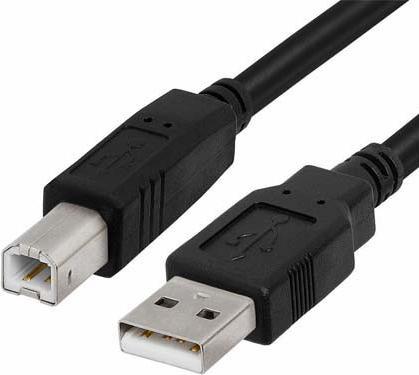 Actual product image Cabletech Economy-Druckerkabel USB-A Auf USB-B Schwarz 1,8m (1.80 m)
