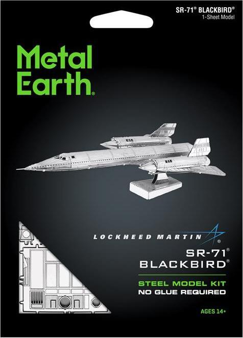 Actual product image Metal Earth Lockheed Martin® SR-71® Blackbird®