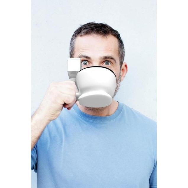 Thumbnail - Winkee, Tasse, Kaffeebecher Toilette (350 ml, 1 x)