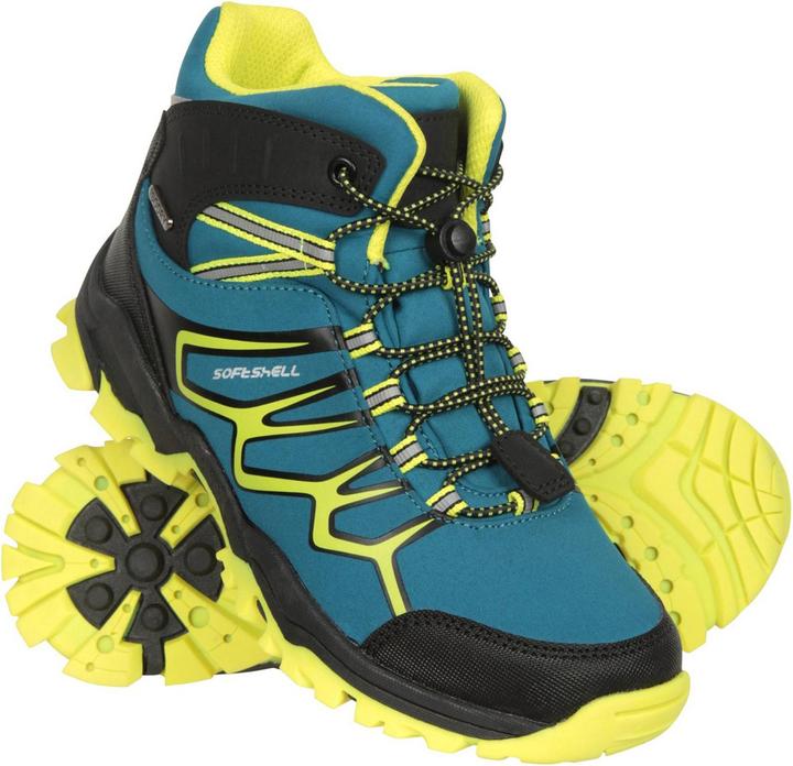 Actual product image Mountain Warehouse Childrens/Kids Softshell Waterproof Walking Boots (34)
