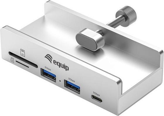 Produktbild equip USB-Hub 5-Port 3.2/C->2xUSB-C 2xUSB 3.2 5Gpbs (USB-C, 5 Ports)