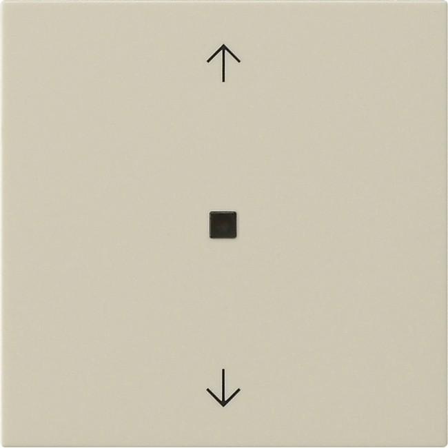 Gira Wippe 1f Pfeile Kontrollf. System 55 538801, Taster + Schalter, Weiss