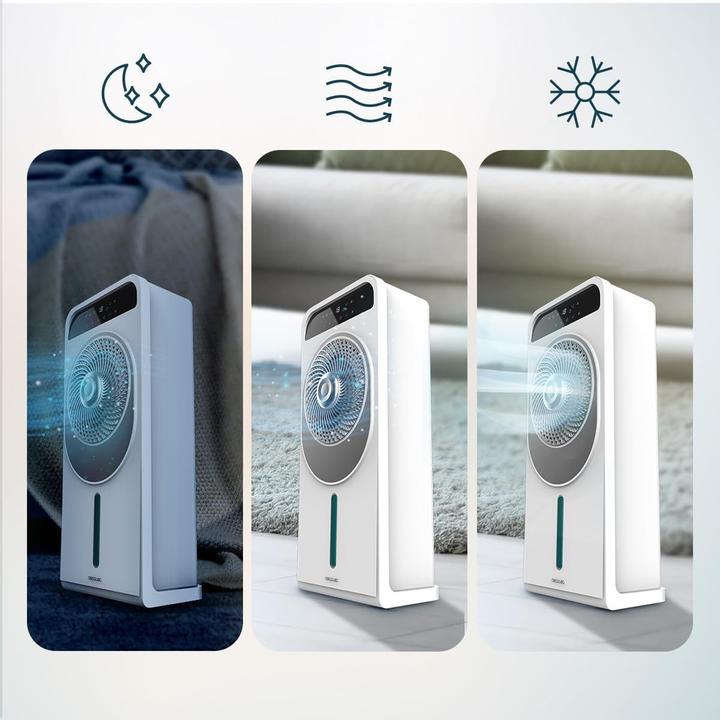 Actual product image Cecotec Evaporative Cooler with Remote, LED Display, Touchscreen, 12 Speeds, Timer, 360° Oscillation