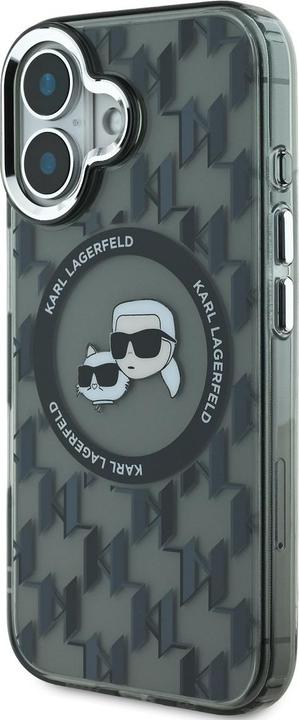 Produktbild Karl Lagerfeld KLHMP16SHMCKMHK iPhone 16 6.1" czarny/black IML Monogram Karl&Choupette Head MagSafe (Apple iPhone 16)