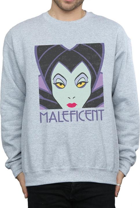 Immagine prodotto Disney Maleficent Cropped Head Felpa Uomo (S)