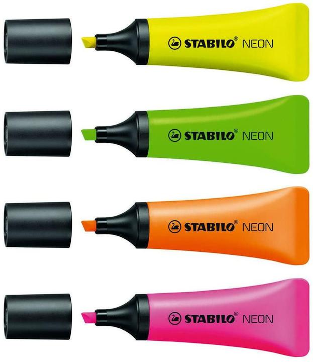 Produktbild STABILO NEON Textmarker (4x)