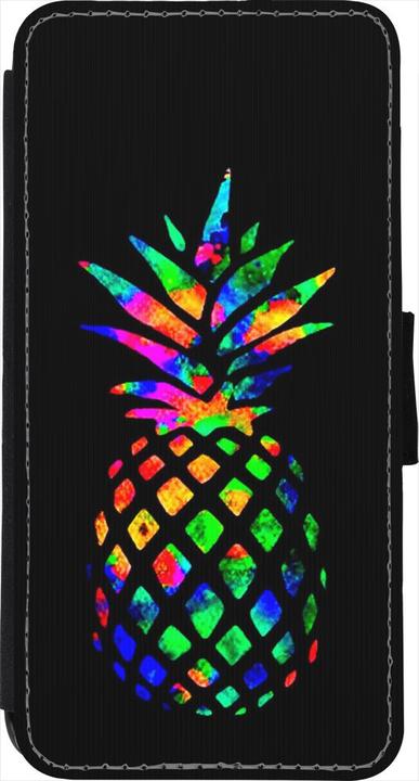 Produktbild PhoneLook Hülle Wallet schwarz Ananas Multi-colors (Apple iPhone 7)