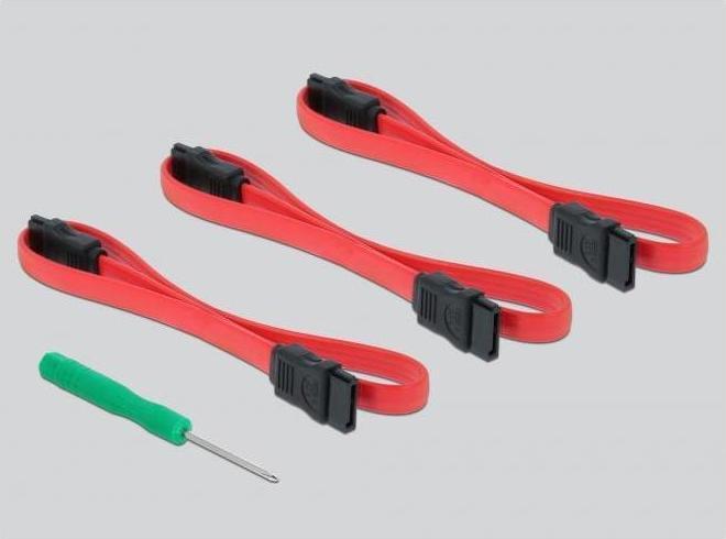 Actual product image Delock SATA controller PCI-Ex4 - 3xSATA3, 2xM.2 Key-B