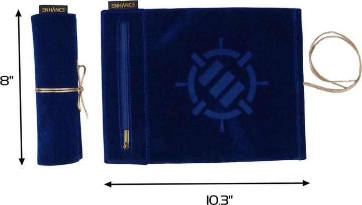 Image du produit Enhance Tabletop Roll on a Scroll Würfeltasche mit Würfel Blau