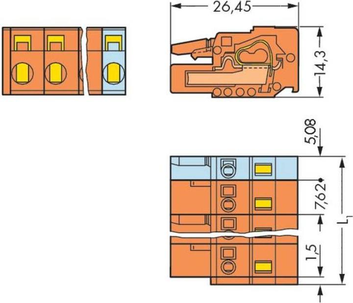 Immagine prodotto Wago Tecnologia dei contatti connettore femmina multipunto 231-702/026-000