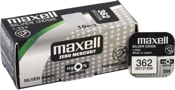 Actual product image Maxell SR721SW (10 pcs., SR58, 25 mAh)